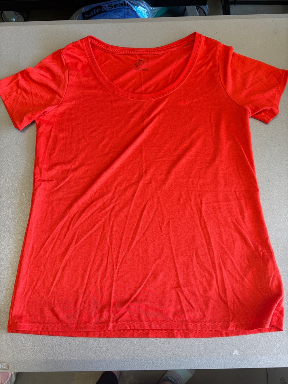 Nike Women’s Short-Sleeve Scoop Neck Tee - Bright Red